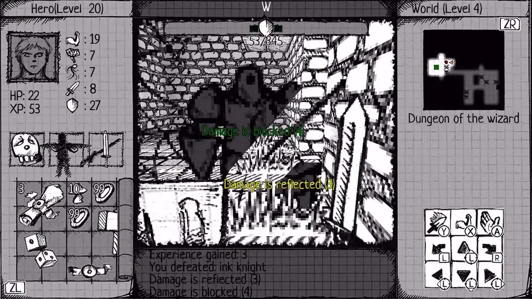 图片[1]-[Switch]手绘地牢 Drawngeon: Dungeons of Ink and Paper-梦境潮玩-mjcw