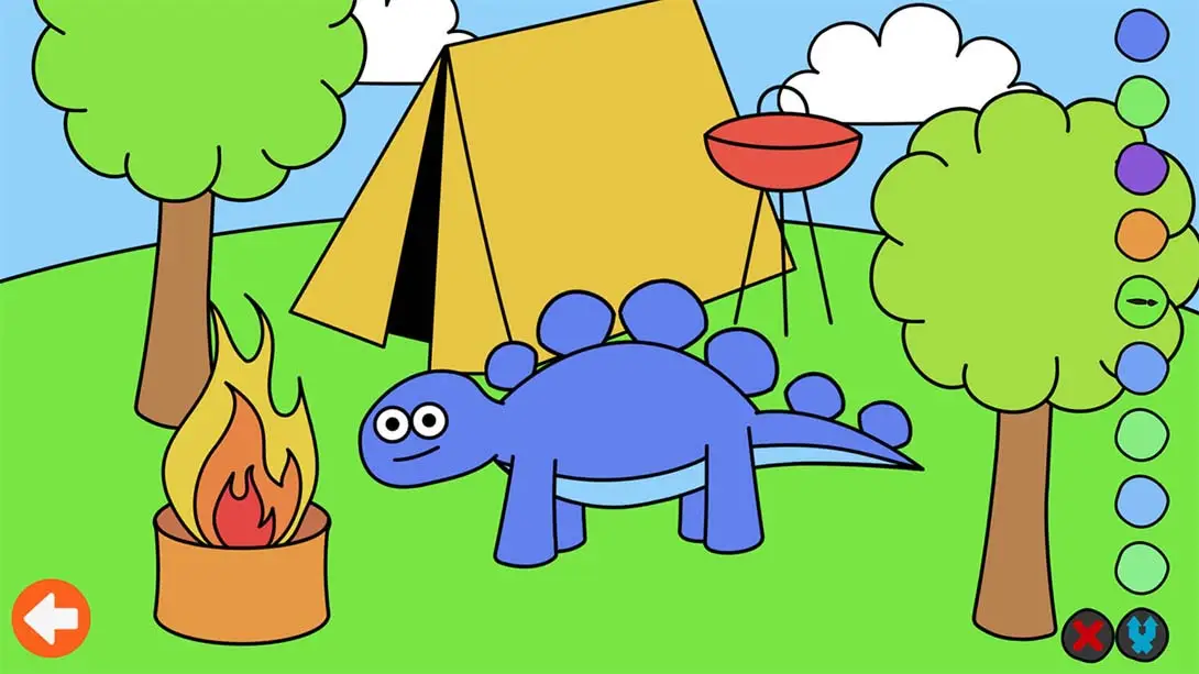 图片[1]-[Switch]Learn & Play: Dino Coloring-梦境潮玩-mjcw