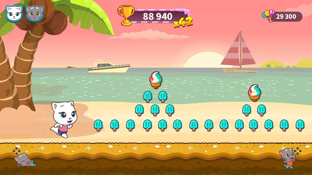图片[1]-[Switch]汤姆猫糖果跑酷 Talking Tom Candy Run-梦境潮玩-mjcw