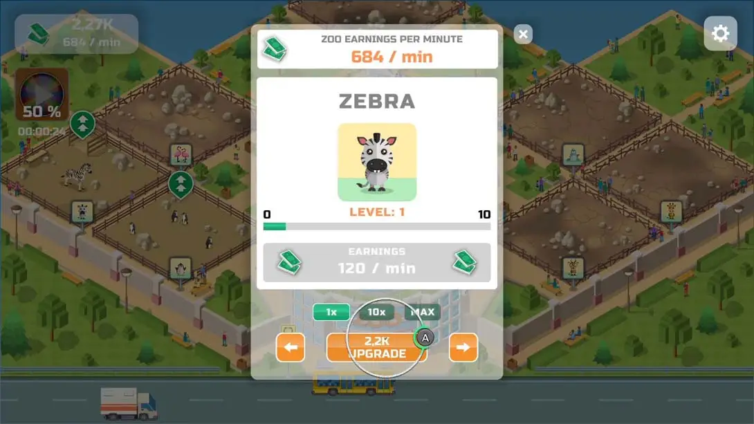 图片[1]-[Switch]闲置动物园 Idle Zoo Park-梦境潮玩-mjcw