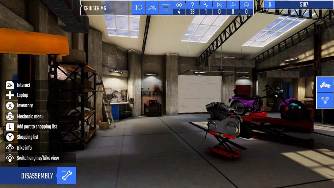 图片[1]-[Switch]摩托工坊：机修模拟器 Biker Garage: Mechanic Simulator-梦境潮玩-mjcw