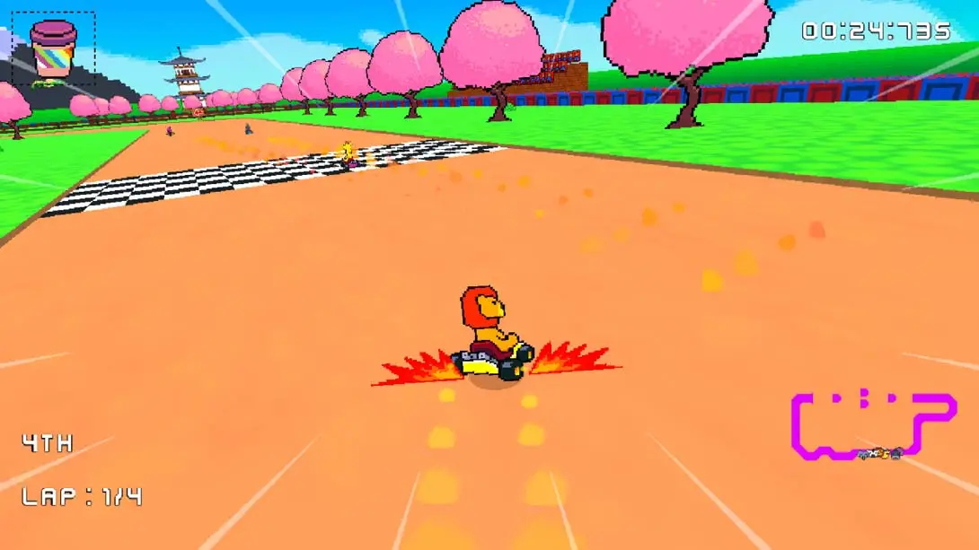 图片[1]-[Switch]复古卡丁车冲刺 Retro Kart Rush-梦境潮玩-mjcw