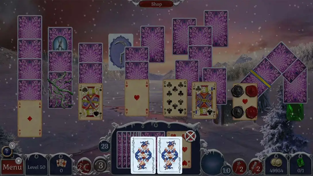 图片[1]-[Switch]宝石配对：冬季雪景 Winterscapes Jewel Match Solitaire Winterscapes-梦境潮玩-mjcw
