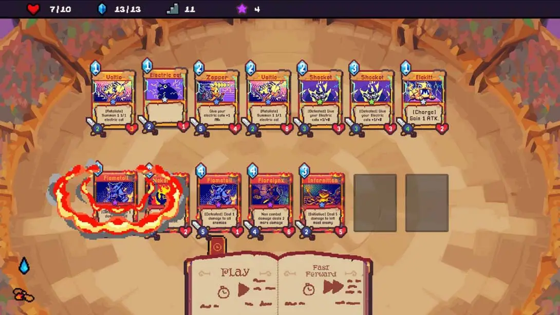 图片[1]-[Switch]法术猫：自动卡牌战术 .Spellcats: Auto Card Tactics-梦境潮玩-mjcw