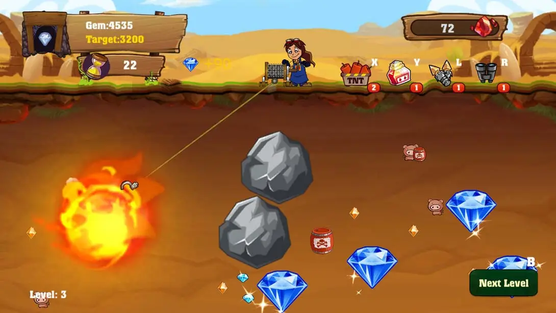 图片[1]-[Switch]宝石矿工 Gem Miner-梦境潮玩-mjcw