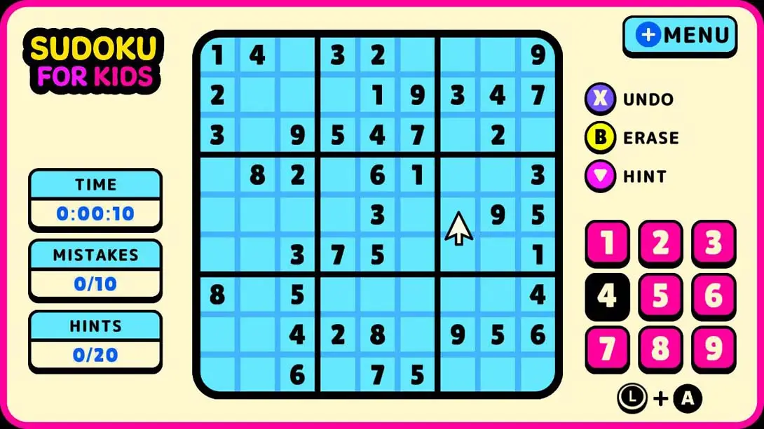 图片[1]-[Switch]儿童数独 .Sudoku for Kids-梦境潮玩-mjcw