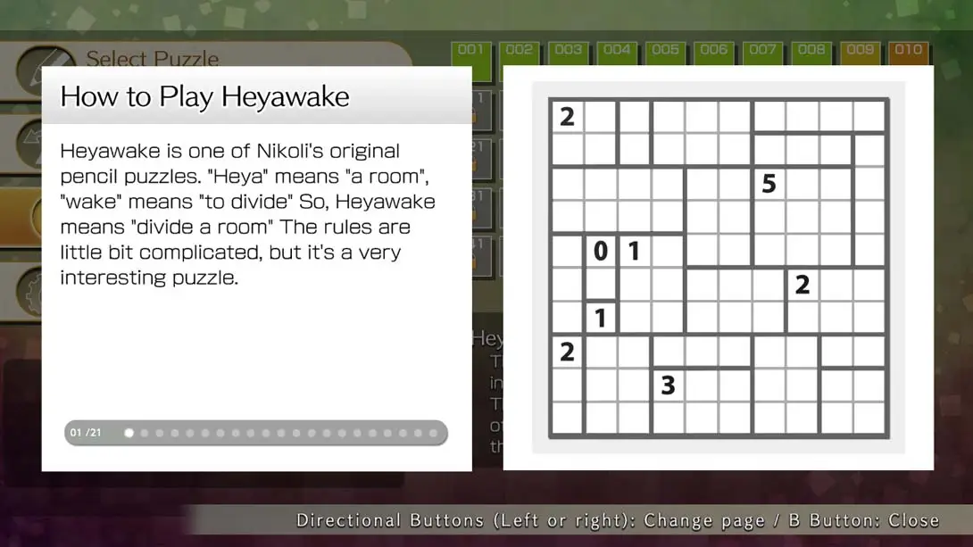 图片[1]-[Switch]Puzzle by Nikoli S Heyawake-梦境潮玩-mjcw