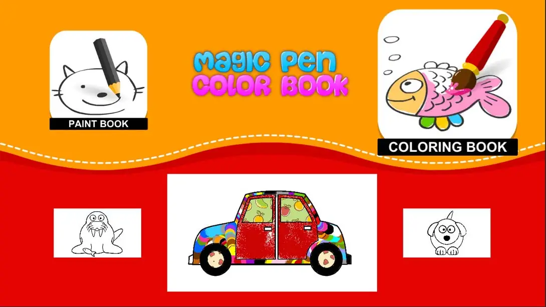 [Switch]魔术笔彩色书 Magic Pen Color Book-梦境潮玩-mjcw