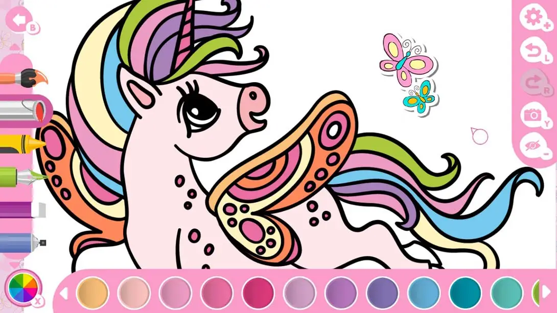 图片[1]-[Switch]我可爱的独角兽涂色书 My Cute Unicorns – Coloring Book-梦境潮玩-mjcw