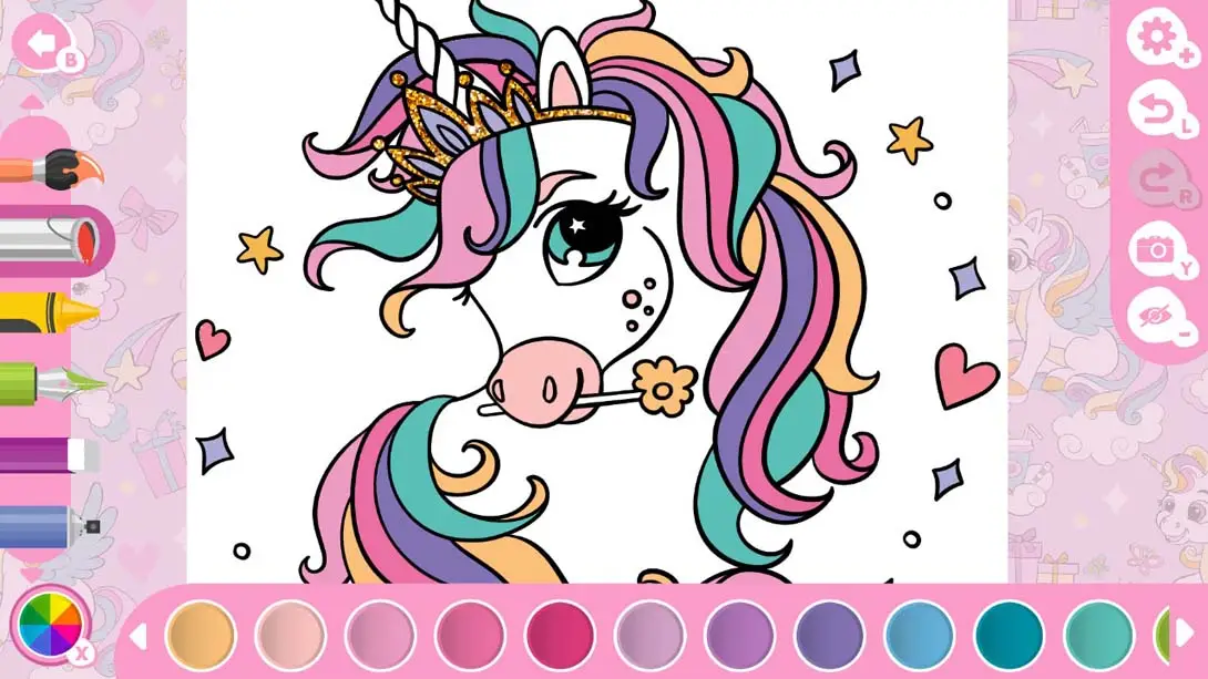 [Switch]我可爱的独角兽涂色书 My Cute Unicorns – Coloring Book-梦境潮玩-mjcw
