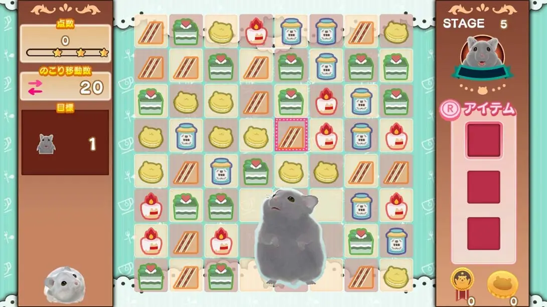 [Switch]仓鼠的甜点谜题 .はむぱふぇ　ハムスターのスイーツパズル-梦境潮玩-mjcw