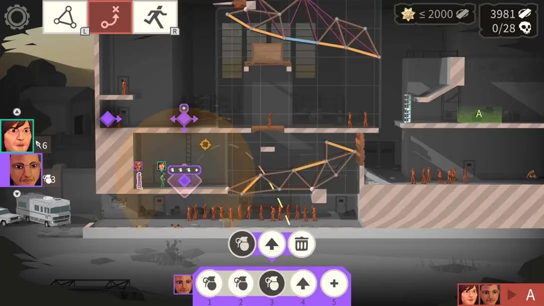 图片[1]-[Switch]桥梁建筑师：行尸走肉 Bridge Constructor：The Walking Dead-梦境潮玩-mjcw