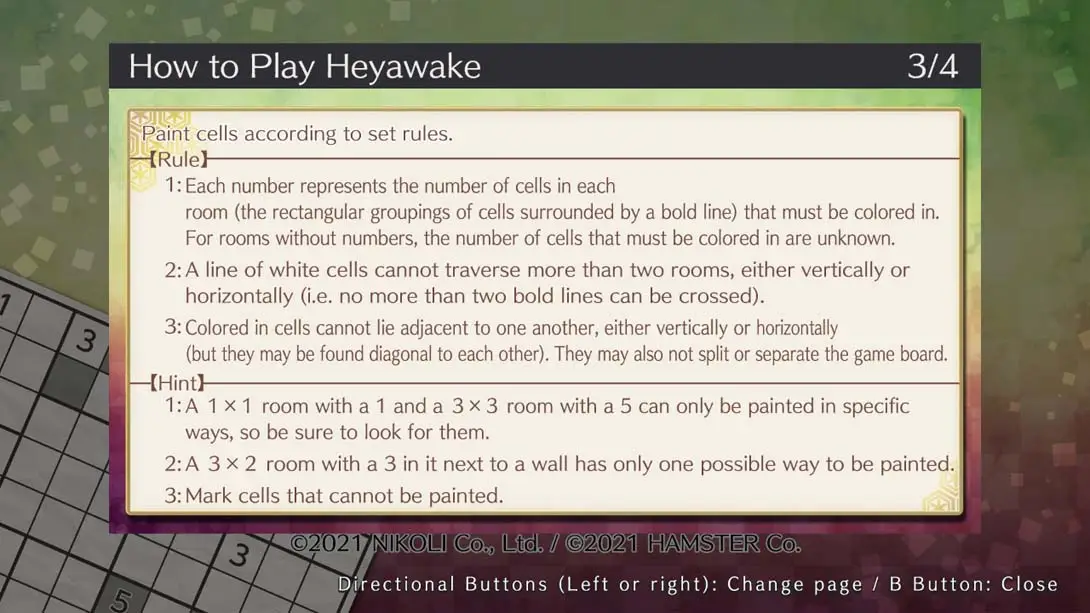 [Switch]Puzzle by Nikoli S Heyawake-梦境潮玩-mjcw